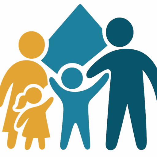 The Pinnacle Family™ modern logo featuring four stylized family figures beneath a triangular peak, symbolizing unity, growth, and strength.